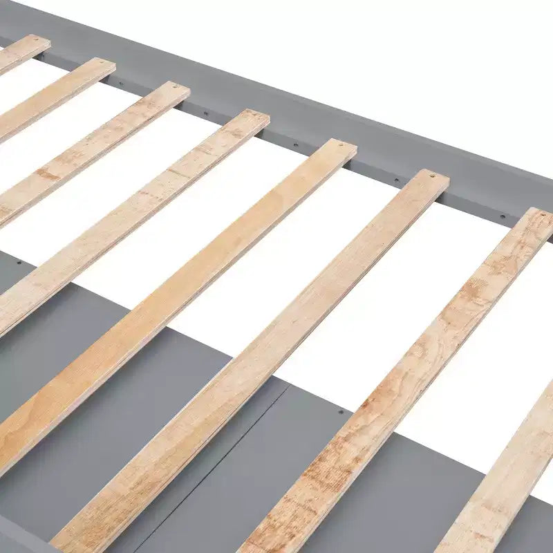Lit plateforme double avec 6 tiroirs