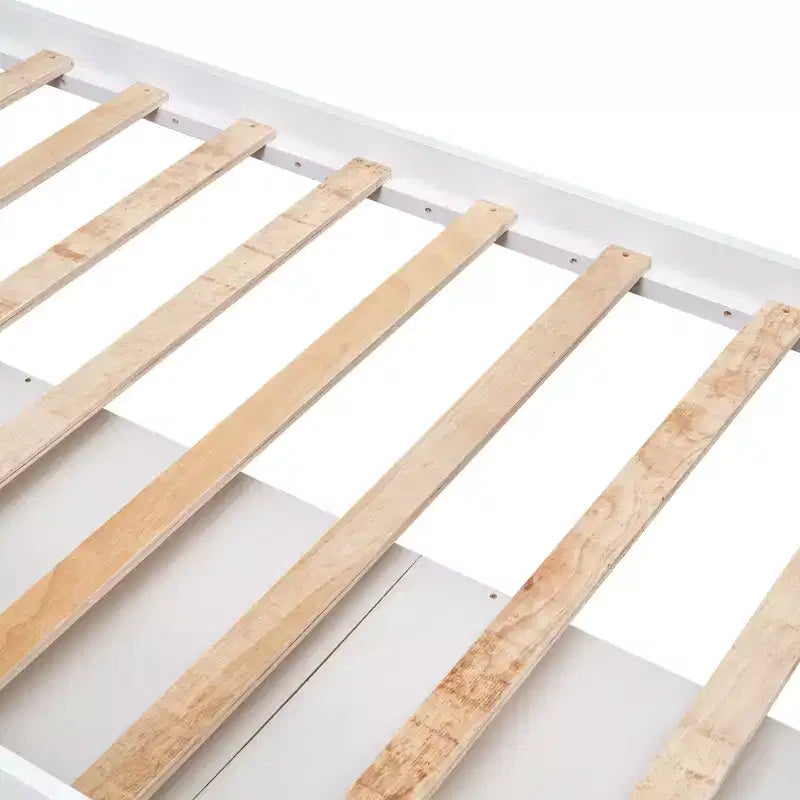 Lit plateforme double avec 6 tiroirs