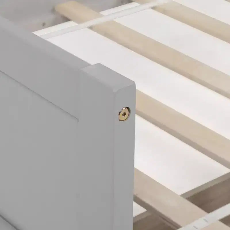 Lit superposé double avec barrière de sécurité, haute capacité de charge, en métal robuste