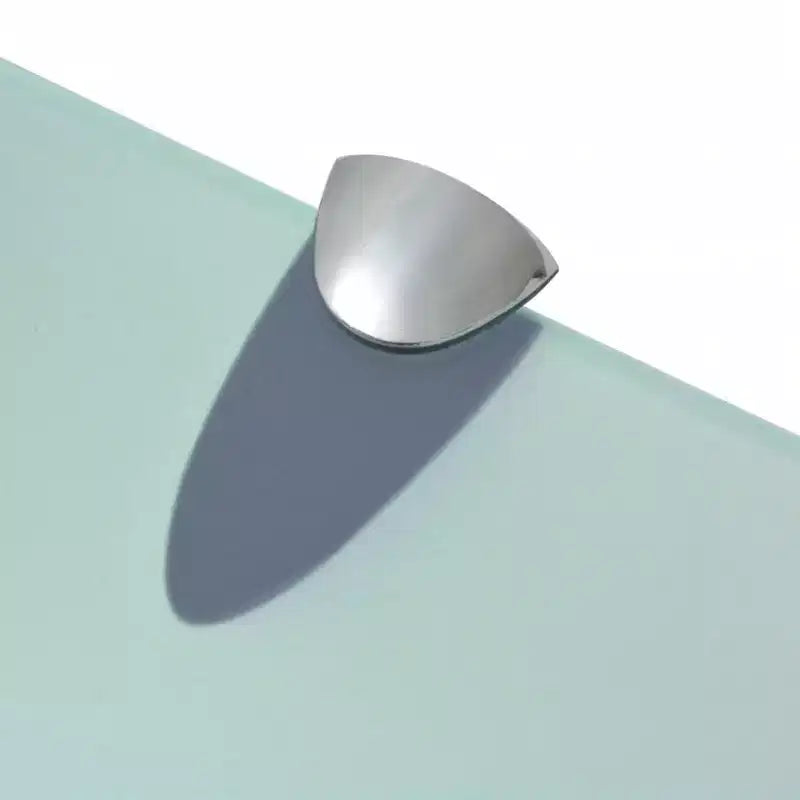 Étagère murale, verre de sécurité trempé transparent, 100x20 cm
