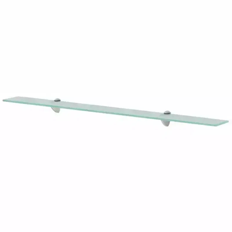 Étagère murale, verre de sécurité trempé transparent, 100x20 cm