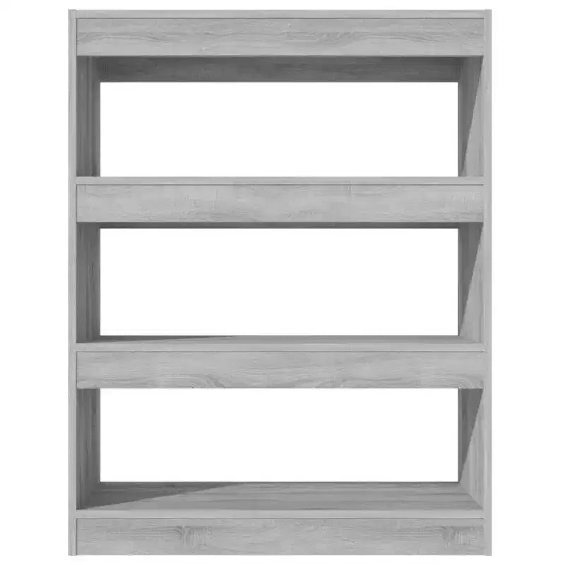 Bibliothèque, bois d'ingénierie Sonoma gris, moyen