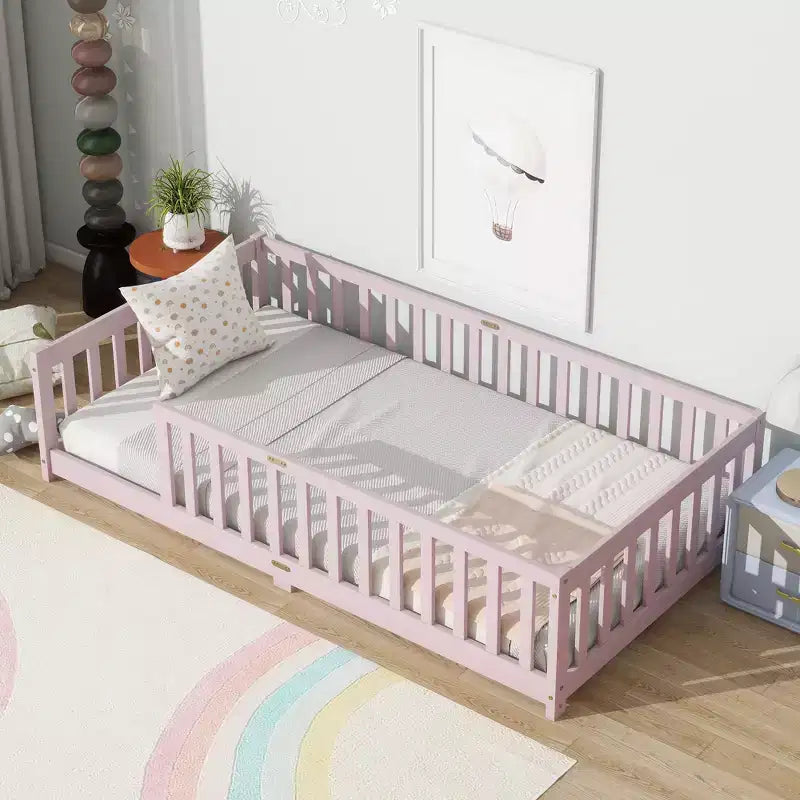 MAYEERTY Queen Bed Frame Upholstered Velvet Lumbar Support Noise-Free Design