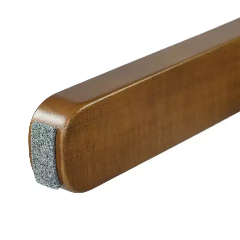 Chaise de salle à manger moderne et minimaliste rembourrée avec pieds en bois d'hévéa massif