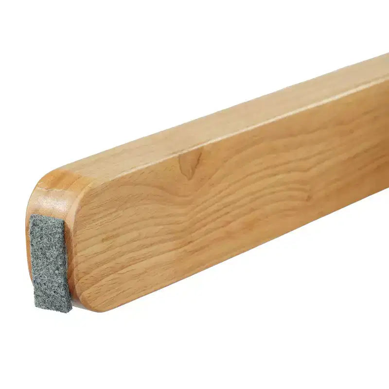 Chaise de salle à manger moderne et minimaliste rembourrée avec pieds en bois d'hévéa massif