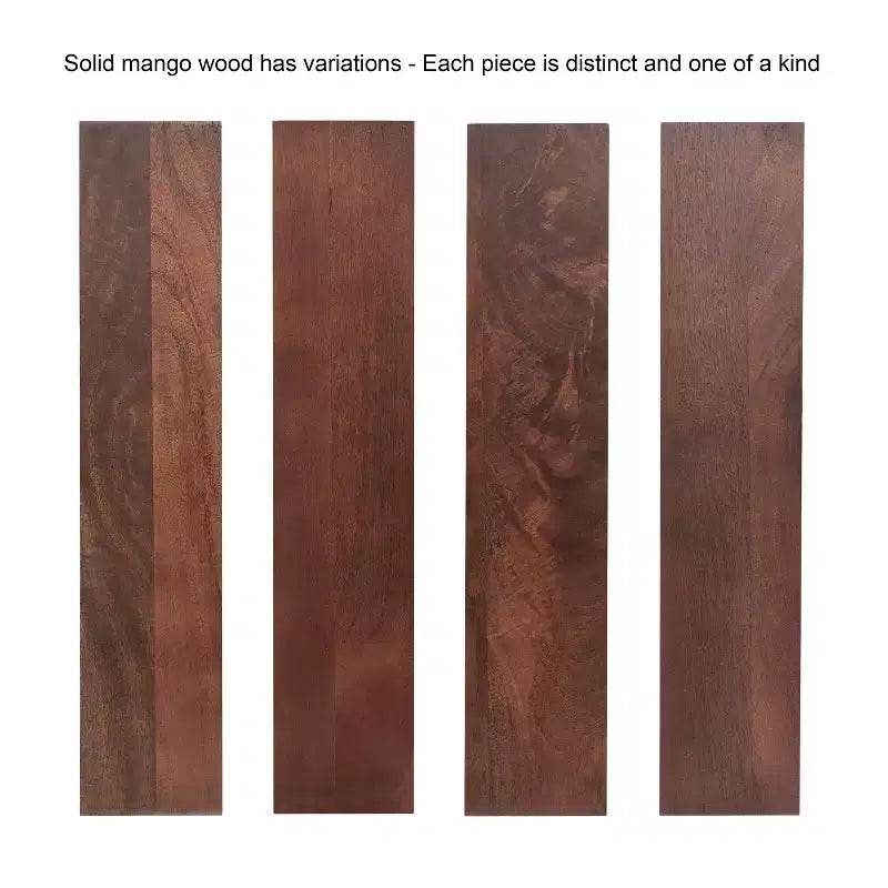 Console murale flottante en bois, noyer marron, 30x10x9