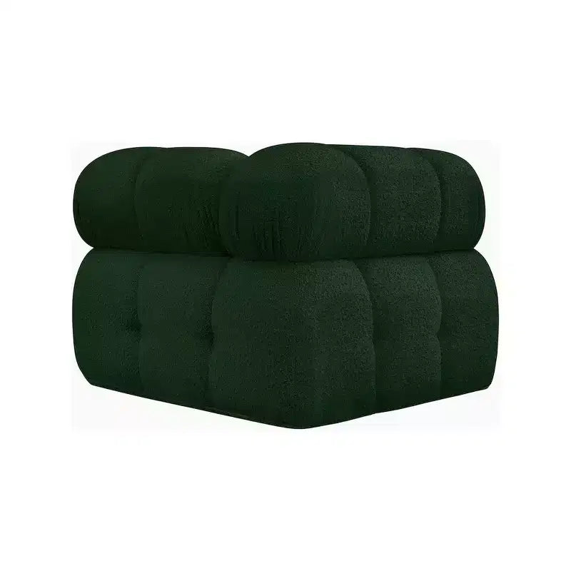 Fauteuil d'angle en tissu Boucle