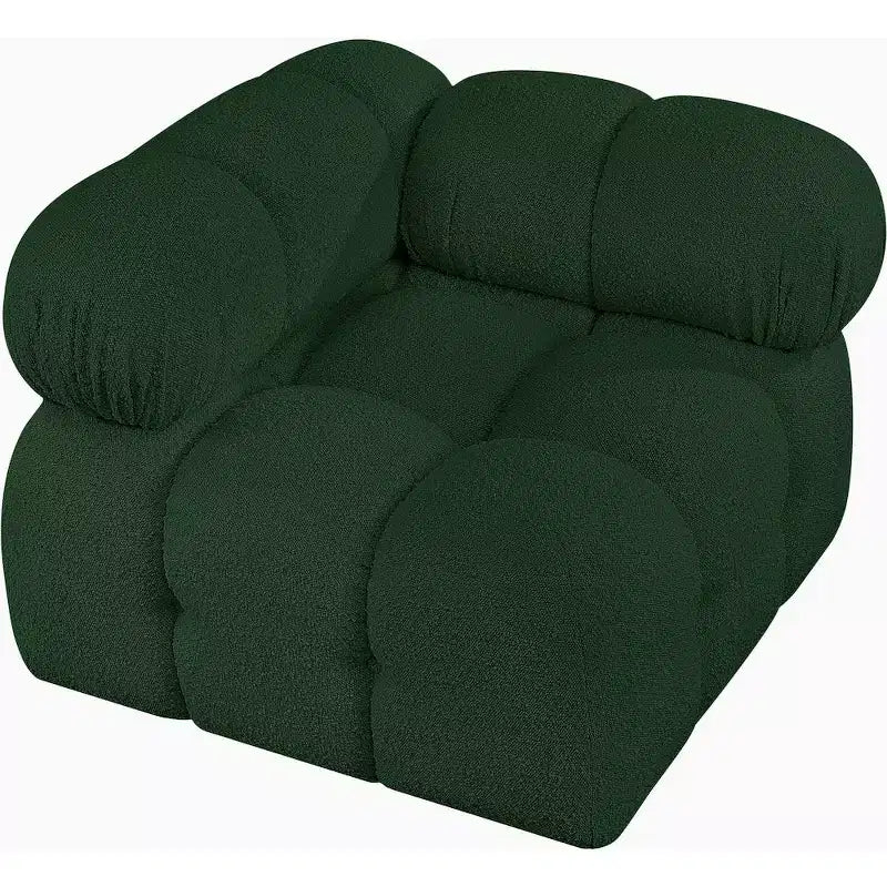 Fauteuil d'angle en tissu Boucle
