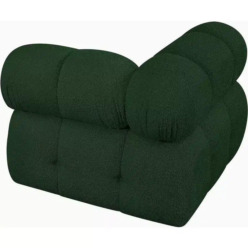 Fauteuil d'angle en tissu Boucle