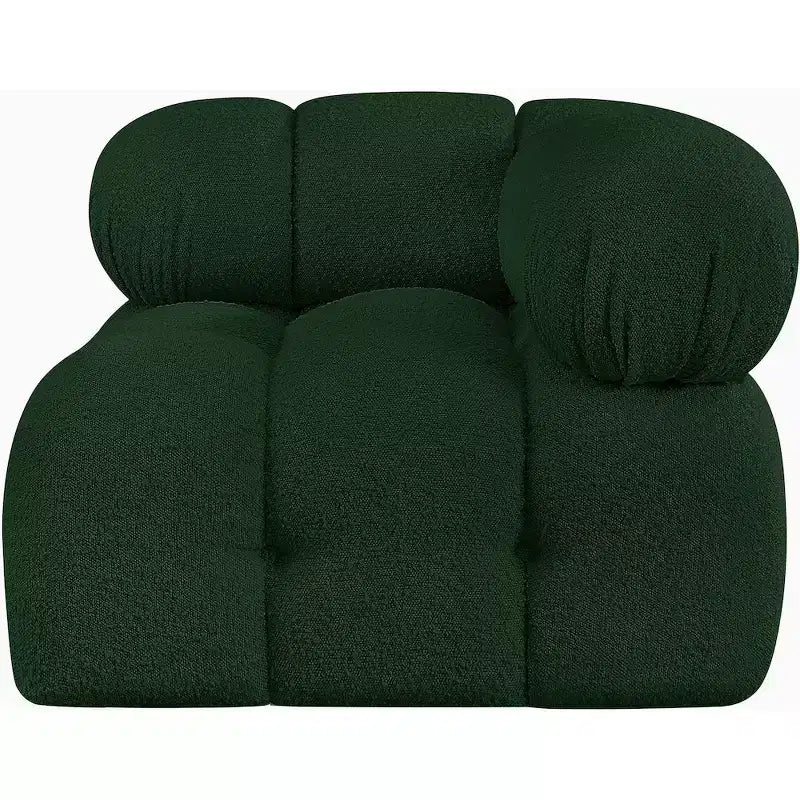 Fauteuil d'angle en tissu Boucle