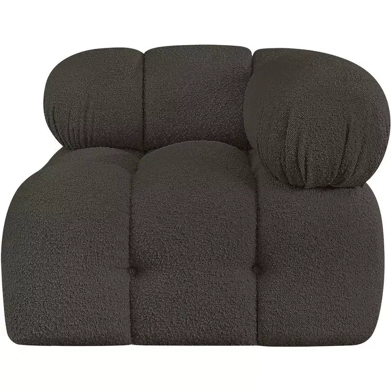 Fauteuil d'angle en tissu Boucle