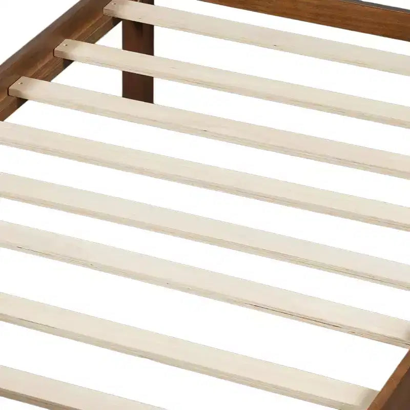 Lit à panneaux plats une place avec tête et pied de lit, assemblage facile
