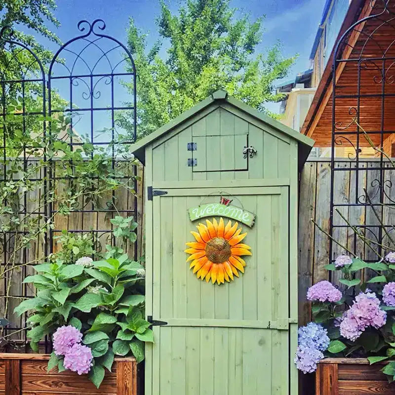 Lot de 2 treillis de jardin en métal noir antirouille de 220 x 50 cm pour plantes grimpantes